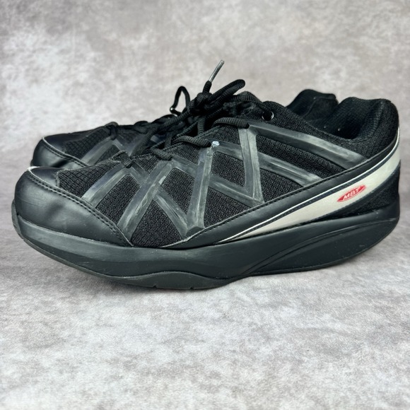 Men's MBT Sport 3 Comfort Width Black Walking Sneakers  700815-03Y  US 13 - 13.5 - Picture 1 of 7